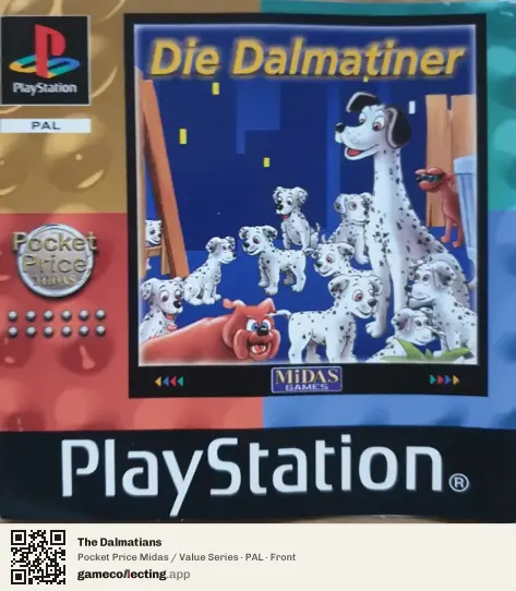 The Dalmatians PlayStation, PAL box front
