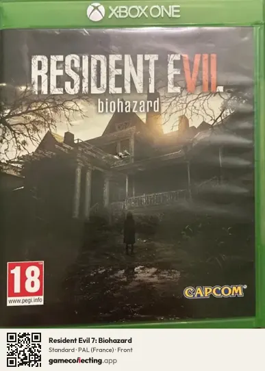 Resident Evil 7: Biohazard Xbox One, France box front
