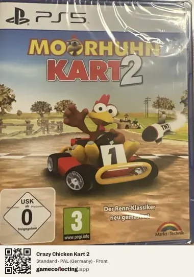 Crazy Chicken Kart 2 PlayStation 5, Germany box front