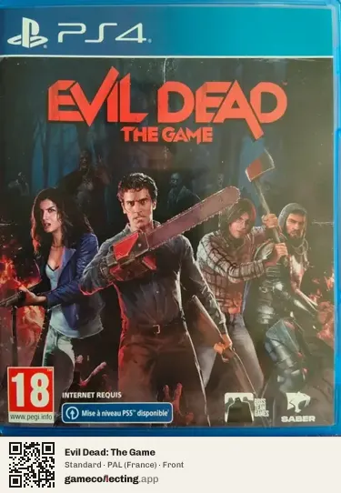 Evil Dead: The Game PlayStation 4, France box front