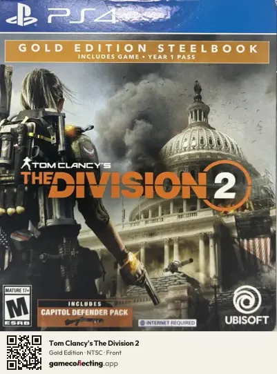 Tom Clancy's The Division 2 PlayStation 4, NTSC box front