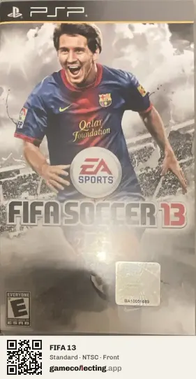 FIFA 13 PlayStation Portable, NTSC box front
