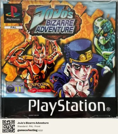 JoJo's Bizarre Adventure PlayStation, PAL box front