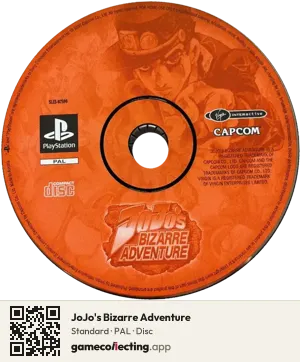 JoJo's Bizarre Adventure PlayStation, PAL disc