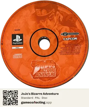 JoJo's Bizarre Adventure PlayStation, PAL disc