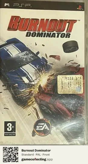 Burnout Dominator PlayStation Portable, PAL box front