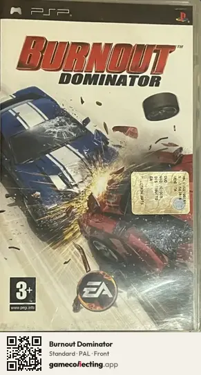 Burnout Dominator PlayStation Portable, PAL box front