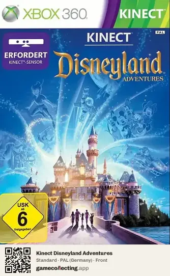 Kinect Disneyland Adventures Xbox 360, Germany box front