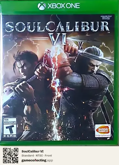 SoulCalibur VI Xbox One, NTSC box front