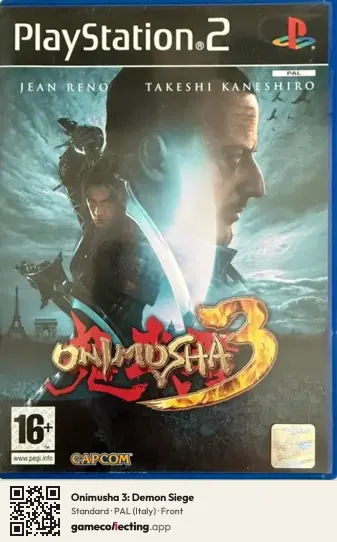 Onimusha 3: Demon Siege PlayStation 2, Italy box front