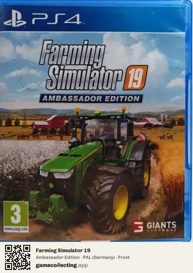 Farming Simulator 19 PlayStation 4, Germany box front