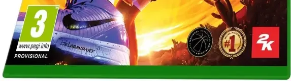 NBA 2K23, the PEGI square on its front