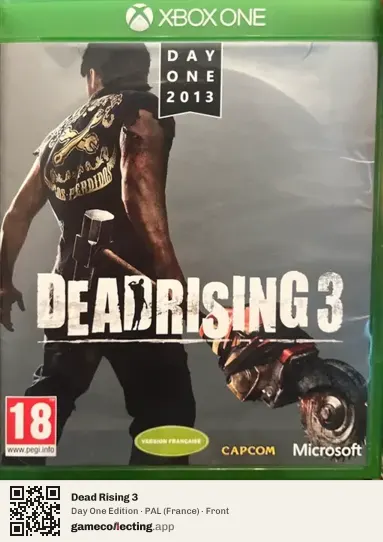 Dead Rising 3 Xbox One, France box front