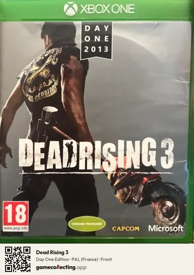Dead Rising 3 Xbox One, France box front