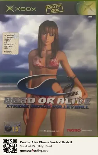 Dead or Alive Xtreme Beach Volleyball Xbox, Italy box front