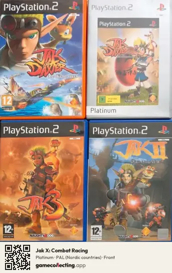 Jak X: Combat Racing PlayStation 2, Nordic countries box front