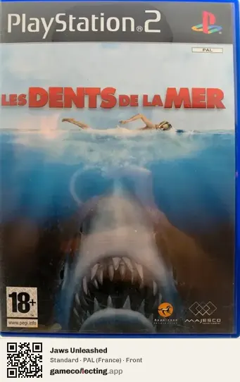 Jaws Unleashed PlayStation 2, France box front
