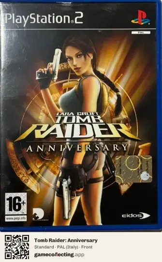 Tomb Raider: Anniversary PlayStation 2, Italy box front