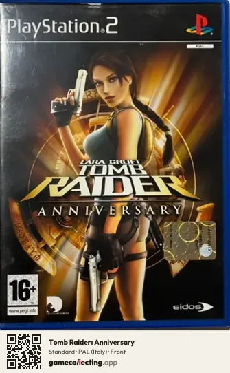 Tomb Raider: Anniversary PlayStation 2, Italy box front