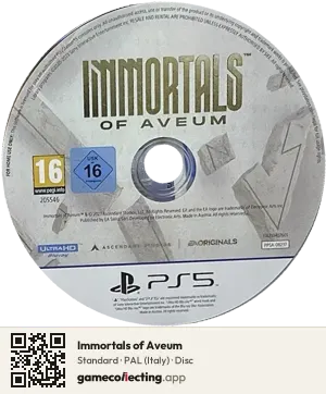Immortals of Aveum PlayStation 5, PAL disc