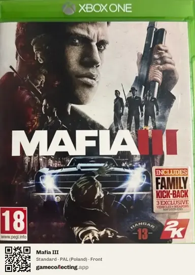Mafia III Xbox One, Poland box front