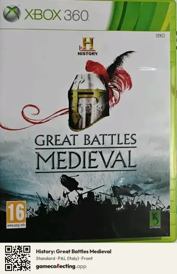 History: Great Battles Medieval Xbox 360, Italy box front