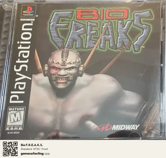 Bio F.R.E.A.K.S. PlayStation, NTSC box front