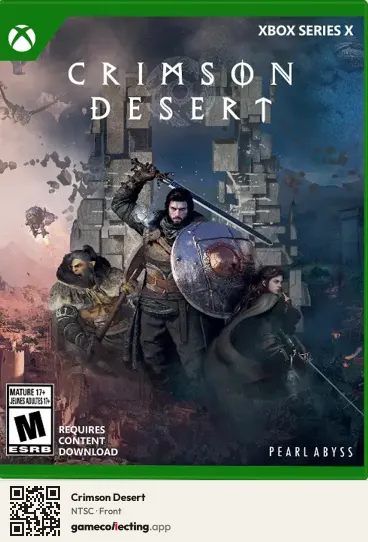 Crimson Desert Xbox Series X, NTSC box front