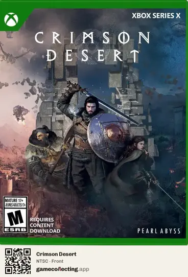 Crimson Desert Xbox Series X, NTSC box front