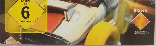 LittleBigPlanet Karting, the USK square on its front