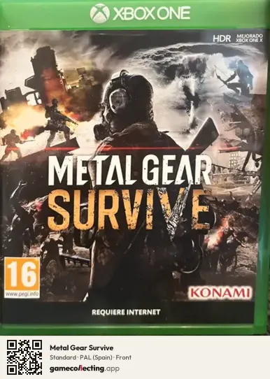 Metal Gear Survive Xbox One, Spain box front