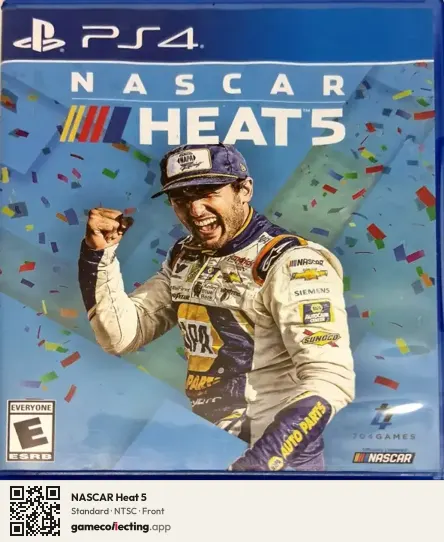NASCAR Heat 5 PlayStation 4, NTSC box front