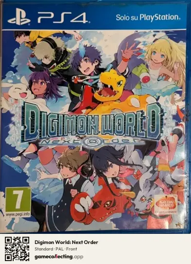 Digimon World: Next Order PlayStation 4, PAL box front