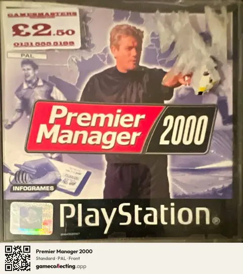 Premier Manager 2000 PlayStation, PAL box front