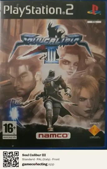 Soul Calibur III PlayStation 2, Italy box front