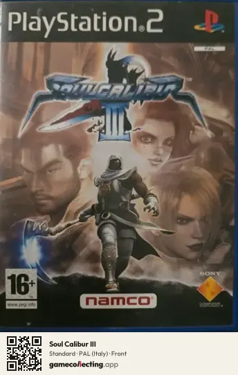 Soul Calibur III PlayStation 2, Italy box front
