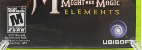Dark Messiah of Might and Magic: Elements, the ESRB box on its front