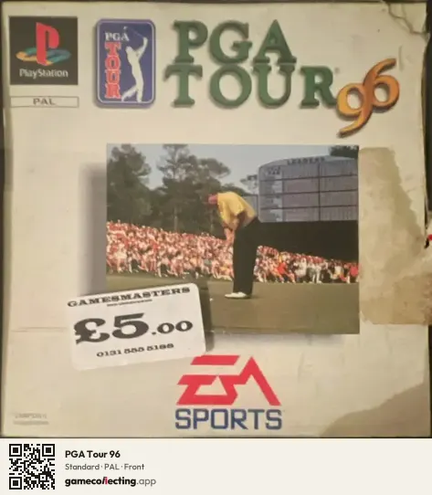 PGA Tour 96 PlayStation, PAL box front
