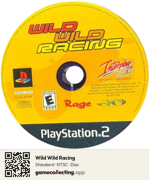 Wild Wild Racing PlayStation 2, NTSC disc