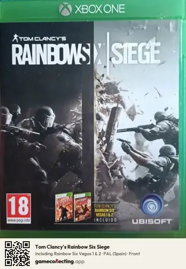 Tom Clancy's Rainbow Six Siege Xbox One, Spain box front