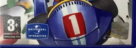 Crash Nitro Kart, the PEGI square on its front