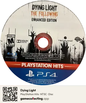 Dying Light PlayStation 4, NTSC disc