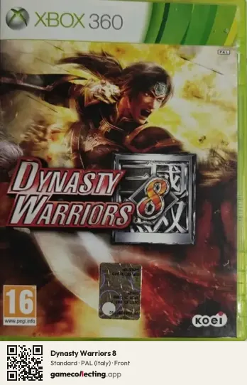 Dynasty Warriors 8 Xbox 360, Italy box front