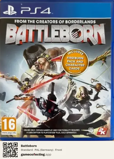 Battleborn PlayStation 4, Germany box front