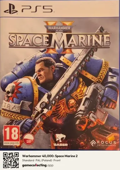 Warhammer 40,000: Space Marine 2 PlayStation 5, Poland box front