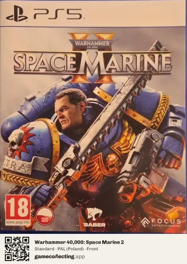 Warhammer 40,000: Space Marine 2 PlayStation 5, Poland box front