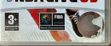 NBA Live 09, the PEGI square on its front