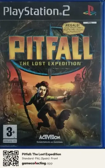 Pitfall: The Lost Expedition PlayStation 2, Spain box front