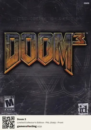 Doom 3 Xbox, Italy box front
