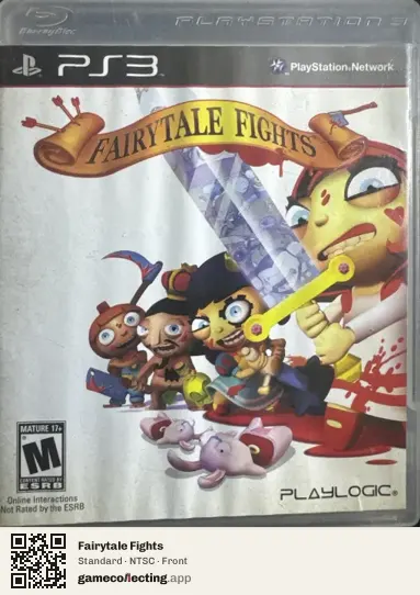 Fairytale Fights PlayStation 3, NTSC box front